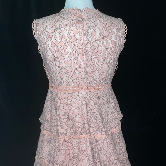 ❤️ LE Lined Maxi Dress measurements in pictures peach lace/wedding dress? - Picture 9 of 16